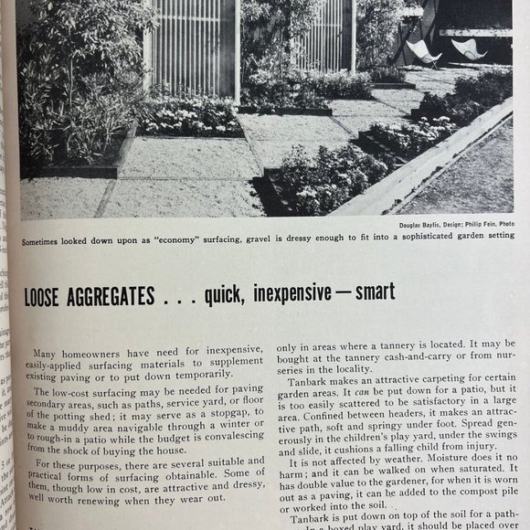 How To Build Walks Walls Patio Floors A Sunset Book 1952 mid century modern - Picture 4 of 5